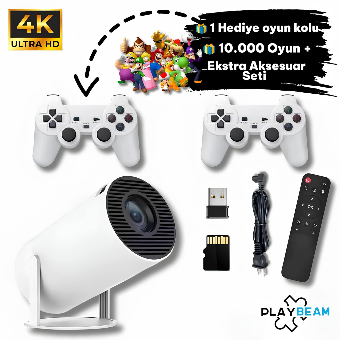 PlayBeam™ - Smart Cinema & Game Projector