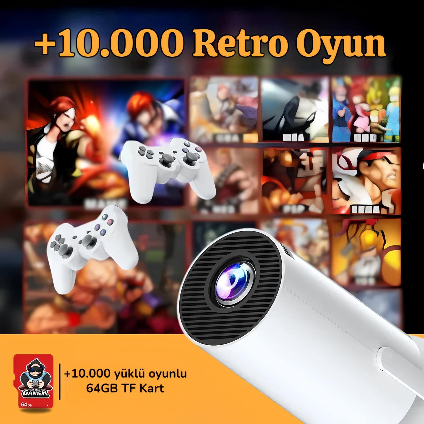 PlayBeam™ - Smart Cinema & Game Projector