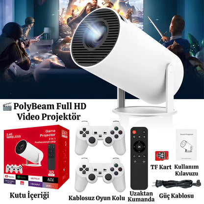 PlayBeam™ - Smart Cinema & Game Projector